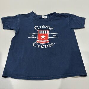 Size 4T Blue Creme de la Creme Short Sleeve Gildan T Shirt